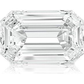 Moissanite Loose Stone Emerald Cut White Brilliant Gemstones for Custom Jewelry Making Engagement Ring Personized Pendant Necklace Bracelet with Certificate VVS1 D Clarity 1.0-3.0CT