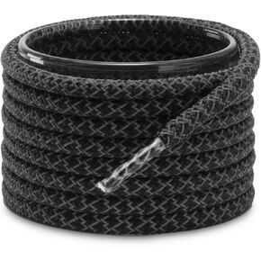 Shoemate [2 Pair Pack Stylish Reflective Round Shoelaces for Sneakers, Athletic Shoes and Running Shoes