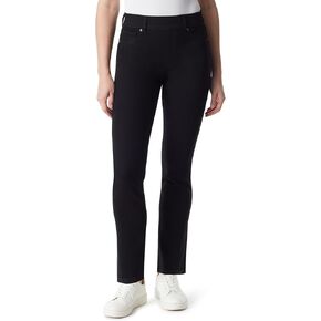 Gloria Vanderbilt Women's Shape Effect Pull on High Rise Straight Leg Jean Petite