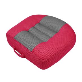 Pink Universal Booster seat Cushion Portable Design Breathable mesh Design Improve Vision Improve Sitting Posture Stress Relief Driving Office Family Outdoor