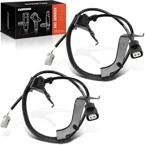 A-Premium 2PC Set Rear ABS Wheel Speed Sensor Wiring Harness Compatible with Toyota Sienna 2004-2010 - Rear Driver and Passenger Side, Replace# 8951608020
