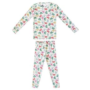 Copper Pearl Two Piece Long Sleeve Toddler Pajamas PJ Sets for Boys and Girls - Adorable Pattern Pajamas, Breathable Fabric to Keep Cool While Sleeping, Sizes 12 Months to 5T - Jurassic Park