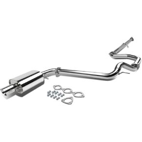 J2 Engineering J2-CBE-OS-076 Cat Back Exhaust System [Compatible with 88-91 Honda Civic 4-DR Sedan]