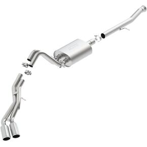 BORLA 140653 Cat-Back Performance Exhaust System for 2015-2020 Cadillac Escalade ESV/GMC Yukon Denali XL 6.2L V8 Automatic Transmission 2, 4 Wheel Drive 4 Door.