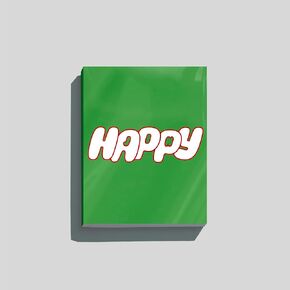 JIN solo Album [Happy] Photobook Random Green Imagine Version + [Extra Photocards]