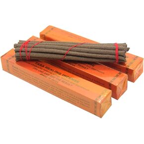 Tibetan Tara Healing Incense - 3 Packs (20 Sticks per Pack) | 5.5" Length | Handcrafted & 100% Natural