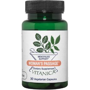Vitanica, Woman's Passage, Menopause Support, Vegan, 30 Capsules