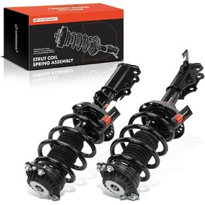 A-Premium Front Pair (2) Complete Strut and Coil Spring Assembly Compatible with Buick Envision 2017 2018 2019 2020, AWD, Driver and Passenger Side