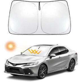 INTGET for 2025 Toyota Camry Sun Shade, Front Windshield Sunshade, Foldable Window Sun Cover Protector for 2025 Toyota Camry Accessories LE SE XLE XSE, for 2025 Camry Hybrid Sunshade