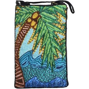 Bamboo Trading Club Bag Palm by Sarah Walters, Women Fashion Bags