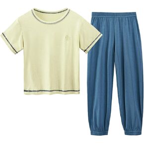 Umeyda Kids Boys Soft Modal Pajama Set Sleepwear Pj Set, 5-16 Years in Kuwait