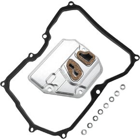 No.24347551087 Transmission Filter Gasket Kit for Mini Cooper 2002-2008 Durable Silver Tone Engine Automatic Transmission Filter Kit Metal Cork 1Set