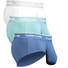 Mens Pouch Underwear Men's Separate Big Pouch Comfy Briefs Comfy Mid-Rise Pouch Bikini Brief Boxer Briefs