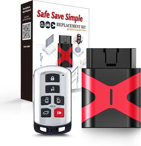 Programmable Keyfob, Replacement Car Keys Fob and DIY Programmer Kit for 2011 2012 2013 2014 2015 2016 2017 2018 2019 Toyota Sienna Smart Remote HYQ14ADR (Programmer Kit) in Saudi Arabia