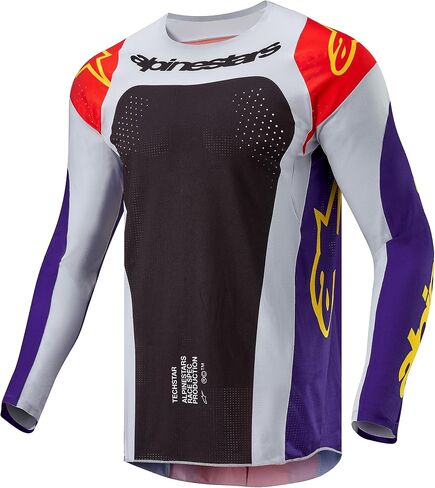 Alpinestars 3767024-4031-XXL: Techstar Ocuri Jersey Hot Orange/Purple/Black 2X in Saudi Arabia