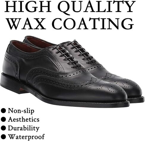 Shoelaces for Allen Edmonds Waxed Round Shoe Laces Replacement Dress Oxford Shoes in Kuwait