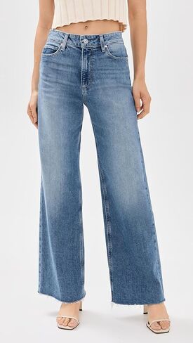 PAIGE Women's Anessa Raw Hem Jeans in Saudi Arabia