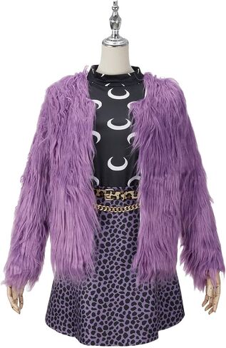 MIAOCOS High School Clawdeen Wolf Cosplay Costume Outfit Full Set Carnivals Party Halloween Role Play in Saudi Arabia