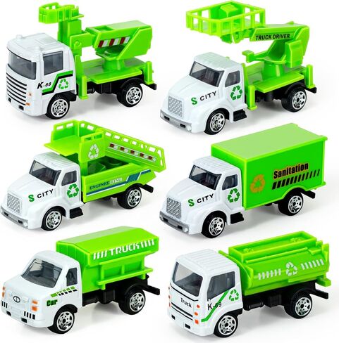 Diecast Fire Trucks 6 Pack, Mini Fire Truck Toys for Toddlers 3-5 Kids Fire Engine Emergency Vehicles Toy Set for Boys Girls Age 1-3 4 5 6 7 Years Birthday Party Favors Gift & Goodie Bags Stuffers in Kuwait