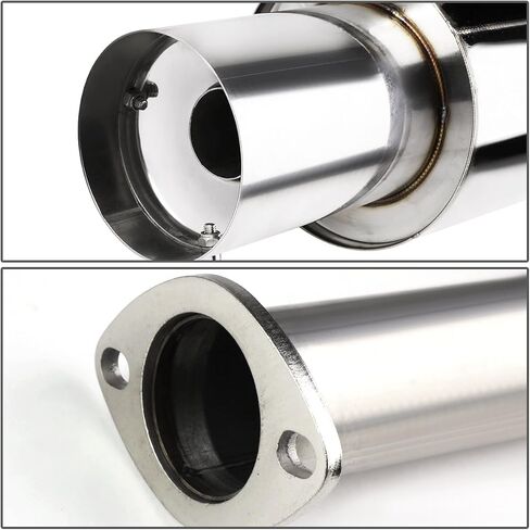 DNA MOTORING CBE-HC884D Stainless Steel Cat Back Exhaust System [Compatible with 88-91 Honda Civic 4-Door Sedan] in Saudi Arabia