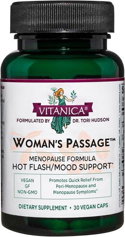 Vitanica, Woman's Passage, Menopause Support, Vegan, 30 Capsules in Saudi Arabia
