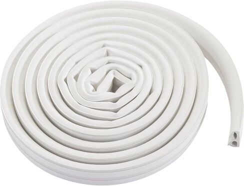 M-D Building Products 43846 All-Climate Thermalblend Weatherseal - شكل مموج، 17 قدم، أبيض in Kuwait