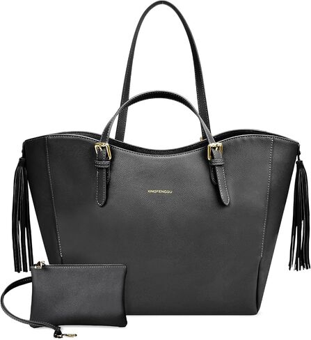 Large Leather Tote Bag Purse For Women, Handbags For Women Work, Hobo Bags 2024. in Saudi Arabia