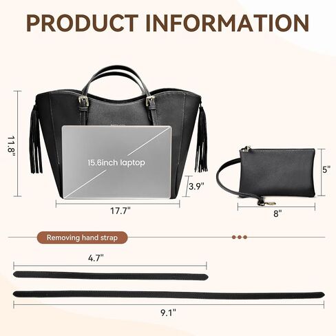 Large Leather Tote Bag Purse For Women, Handbags For Women Work, Hobo Bags 2024. in Saudi Arabia
