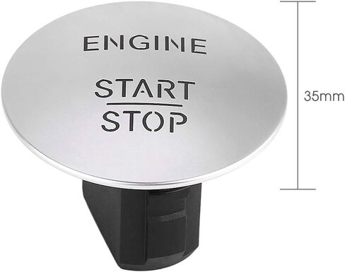Keenso Keyless Push Start Button, Go Start Stop Push Button 2215450714, 33161207 Fit for CL550, for CLS350 Sedan, for E350, for GL350, for GL450, for GLA250, for GLE350, for ML350 in Saudi Arabia