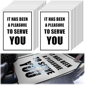 Tondiamo 200 Pcs 15 x 20 Inch Waterproof Car Paper Floor Mats Disposable Floor Mats for Cars Temporary Car Floor Covers Car Carpet Protector for Automotive Vehicle Car Shops Buses Taxis Supplies
