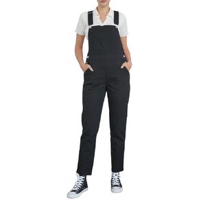 Denim Overalls for Womens Bib Overalls Adjustable Shoulder Strap Jumpsuit Loose Fit Jean Stretchy Carpenter Pants
