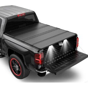 Hard Truck Bed Tonneau Cover for 2014-2018 Chevy Silverado GMC 1500, 2015-2018 Silverado/Sierra 2500 3500 HD, Fleetside - 5.8 FT Aluminum Short Bed - 69.3 inch