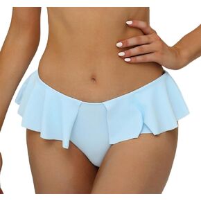 Women's High Waisted Swim Bottom Ruched Bikini Tankini Swimsuit Briefs