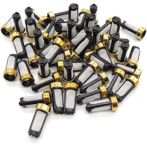 HiSport Fuel Injector Seal Kits Filter Baskets Universal Repair Set CF107 [50 Set]