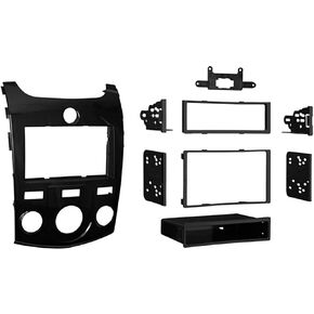 Metra 99-7338HG Kia Forte 2010-Up Installation Dash Kit for Double DIN/ISO Radios, Black