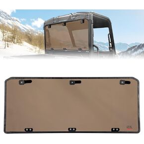 KEMIMOTO Rear Window Compatible with Ranger Midsize 570 500, 1/4" Hard UTV Rear Windshield Compatible with 2015-2023 Polaris Ranger Midsize 570/570 Crew/EV 2017-2023 Polaris Ranger Midsize 500 / ETX