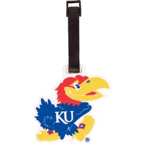 Desert Cactus University of Kansas Luggage Tag Jayhawks KU Tag Bag (PVC Luggage Tag - Design A)
