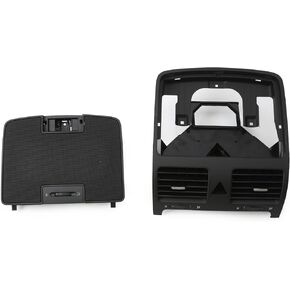 1K0819153C Dashboard Dash Air Outlet Vent Center Without Holes & Air Outlet Cover Replacement For VW Golf GTI Jetta Rabbit R32 1K0819728F