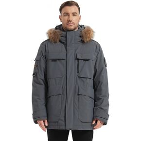 Men's Down Jacket Packable Heavy Parka Jacket in Kuwait