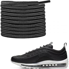 Round Shoelaces for Air Max 97&95&720 Road Running Shoes, 5/32"(4mm) Replacement Laces for Jogging Fitness Athletics