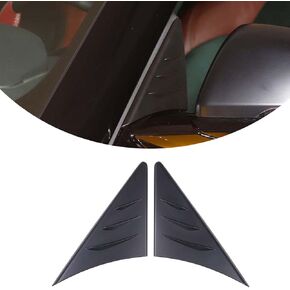 for Supra GR A90 A91 MK5 2018-2024 ABS Rearview Mirror Side Triangular Spoiler Trim,Channel The Car Air,Reduce The Car Noise During Driving,Anti-Buffeting Wind Deflector (Matte Black)