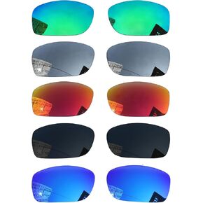 Acefrog 5 Pairs Polarized Replacement Lenses for Oakley Fives Squared OO9238 Sunglasses, Perfectly Fit, Shatterproof, Anti-scratch, Value Pack