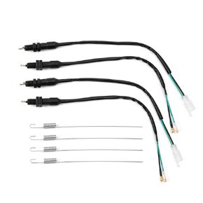 4Pcs Motorcycle Rear Brake Light Switch with Spring Kits Compatibel with Honda Suzuki Motorcycle Scooter ATV
