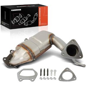 A-Premium Rear Catalytic Converter Kit Direct-Fit Compatible with Jeep KK Series Cherokee 2014-2018 3.2L & Chrysler 200 2015-2017 3.6L, EPA Compliant, Replace# 68105875AC, 68105875AD