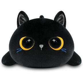 Black Cat Plush Stuffed Animal Soft Pillow Plush Toy Christmas Thanksgiving Birthday Gift Decor Big 15.7’’