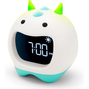 LittleHippo Nessi: Ready to Rise Children's Sleep Trainer, Night Light, Sound Machine and OK to Wake Alarm Clock for Kids