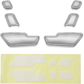 The Lord of the Tools Set with 6Pcs Door Seat Adjust Switch Button Cover Compatible with Mercedes ML Class W166/ B Class W246/ C Class W204 Seat Adjustment Button Caps
