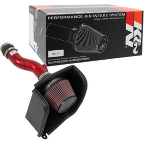 K&N Cold Air Intake System: High-Flow Air-Filter, Increase Performance & Horsepower: Compatible with 2017-2020 HONDA Civic Si, 69-1504TR