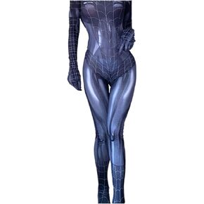 AGJGFM Women's sexy one-piece superhero role-playing tights sexy jumpsuit teddy underwear set