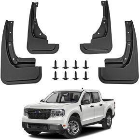 Mud Flaps for Ford Mustang Mach-E 2021-2024 Mud Guards Splash Guards Tire Protector Mudguard Accessories Front & Rear 4pcs Set